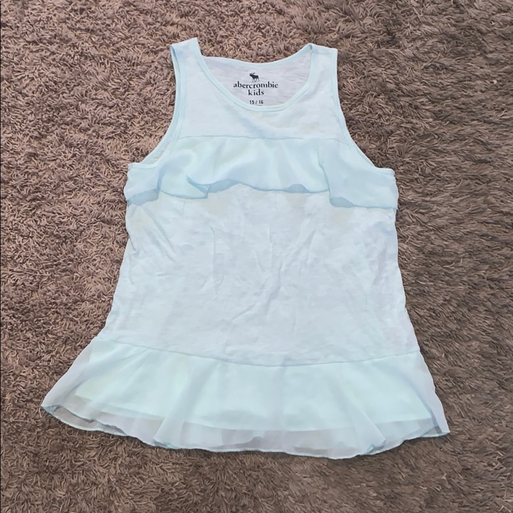 Amber Crombie kids light blue tank top